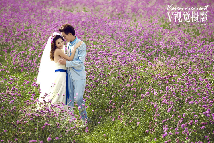 北京婚纱摄影，V视觉在线咨询价格