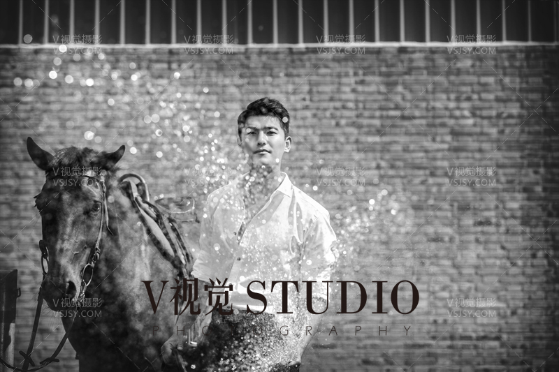 北京V视觉摄影原创马场婚纱照