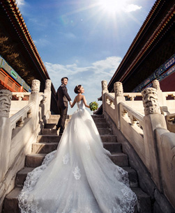 北京太庙婚纱照《芳华舞动》