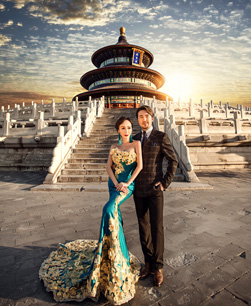 北京天坛公园婚纱照《霓裳天坛》